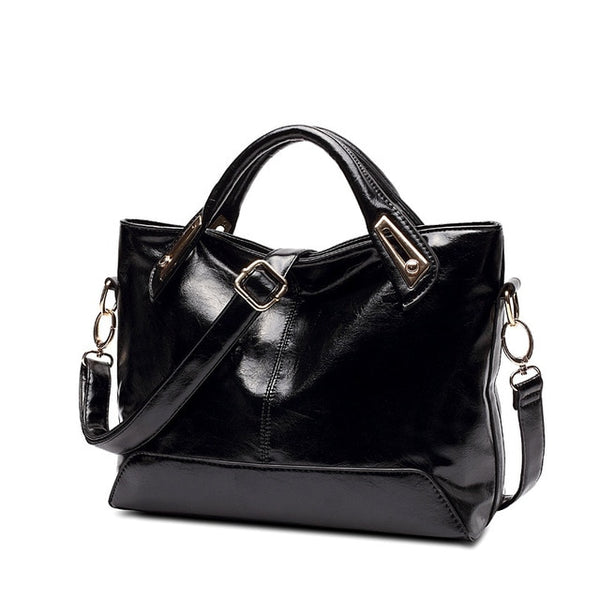 Women Oil Wax Leather Designer Handbags