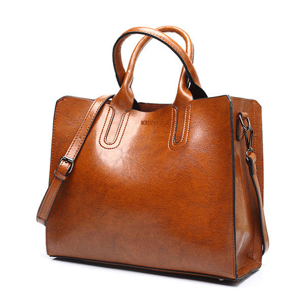 Leather Handbags Big Women