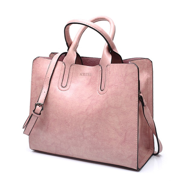 Leather Handbags Big Women