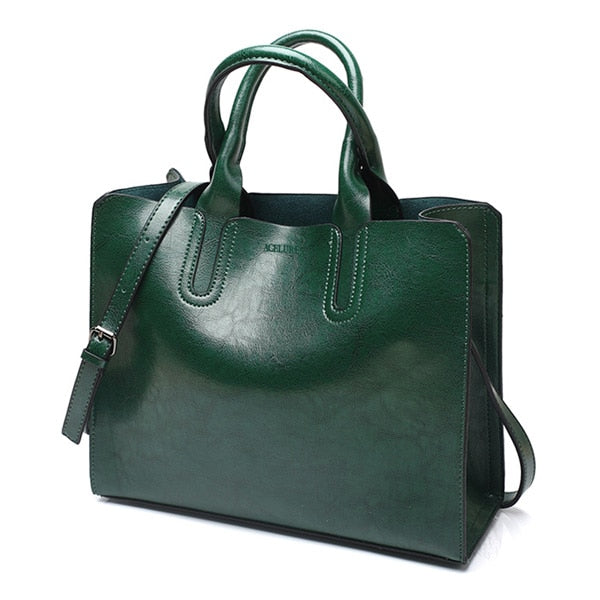 Leather Handbags Big Women