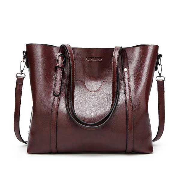 Women bag Oil wax Women's