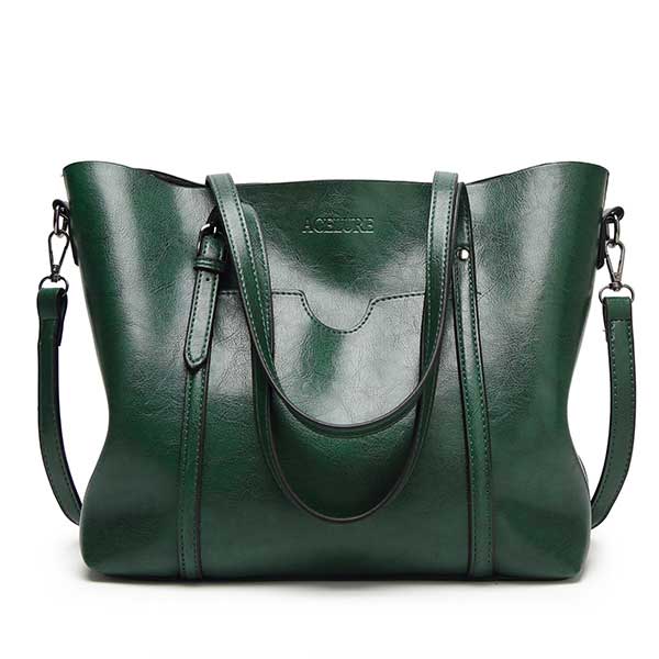 Women bag Oil wax Women's