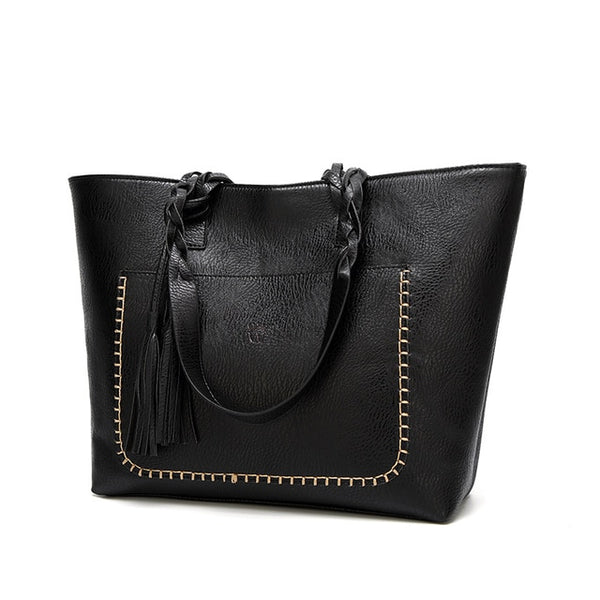 Tinkin  Vintage PU Tassel Women