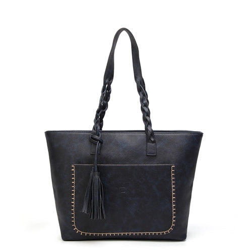 Tinkin  Vintage PU Tassel Women