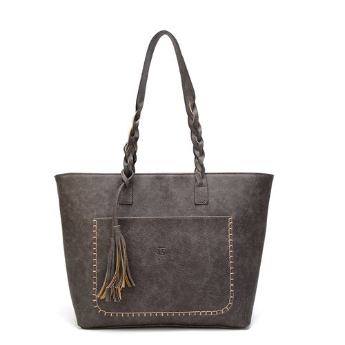 Tinkin  Vintage PU Tassel Women