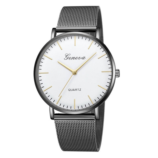 Modern Fashion Black Quartz Watch