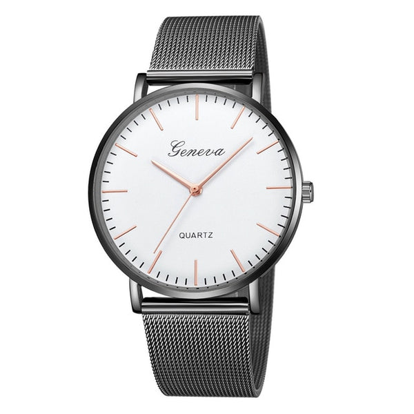 Modern Fashion Black Quartz Watch