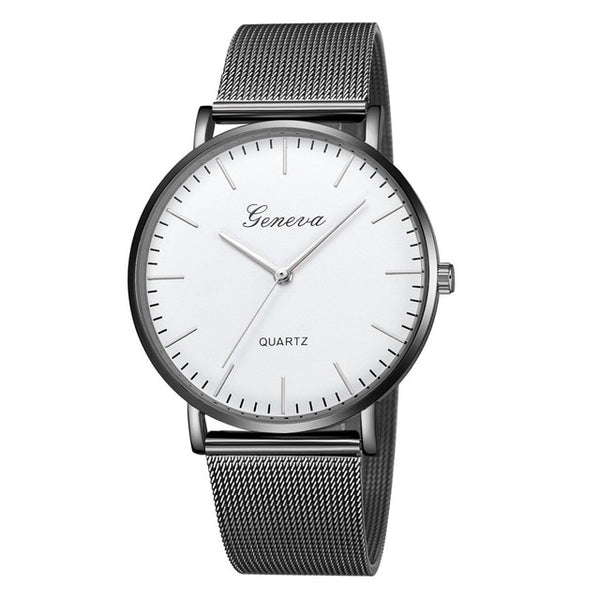 Modern Fashion Black Quartz Watch