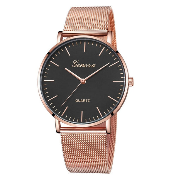 Modern Fashion Black Quartz Watch