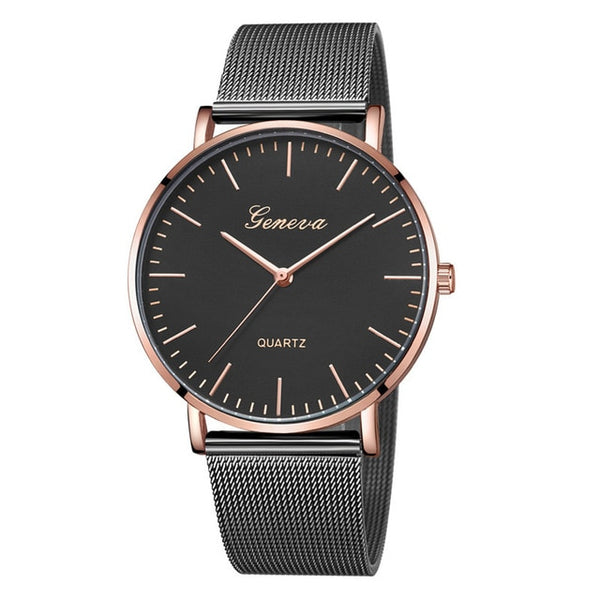 Modern Fashion Black Quartz Watch