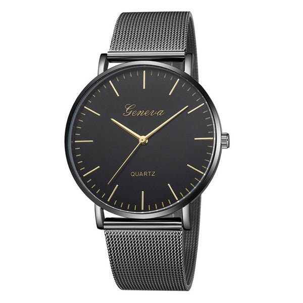 Modern Fashion Black Quartz Watch