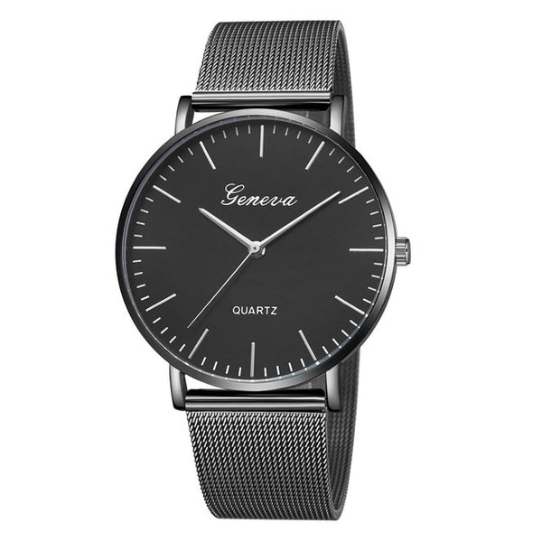 Modern Fashion Black Quartz Watch