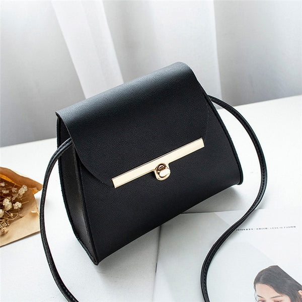 Flap Shoulder PU Leather Bags Women Girls