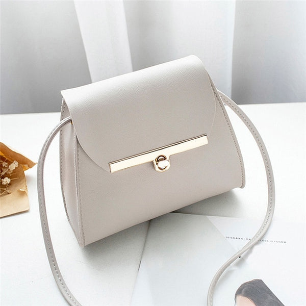 Flap Shoulder PU Leather Bags Women Girls