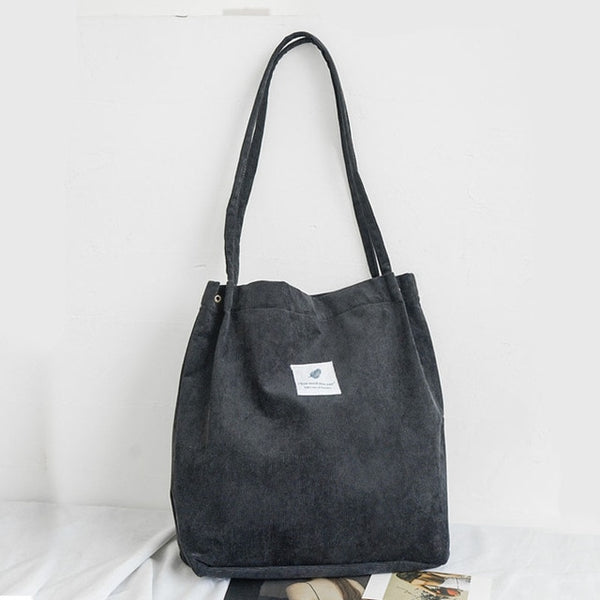 Woman Corduroy Shoulder Bag