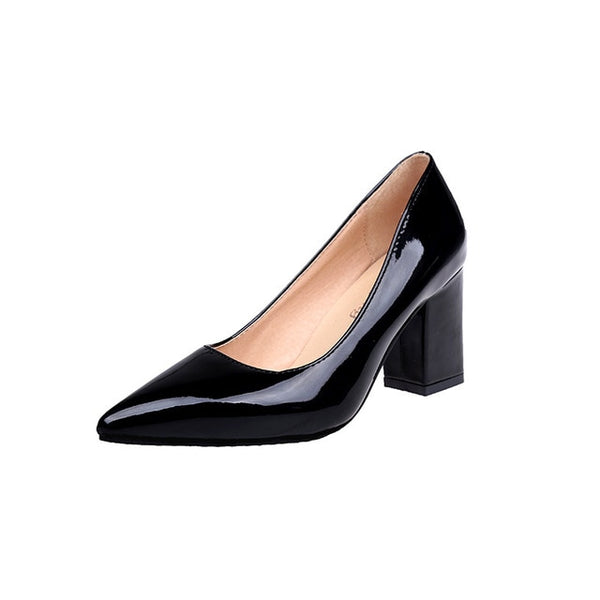 New Women Pumps Black High