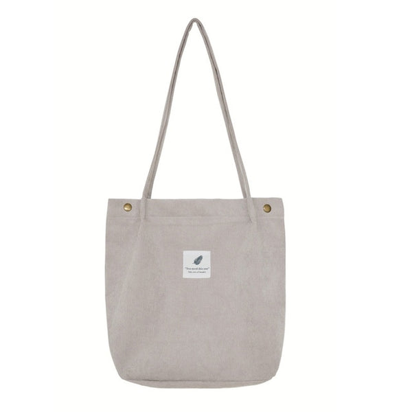 Woman Corduroy Shoulder Bag