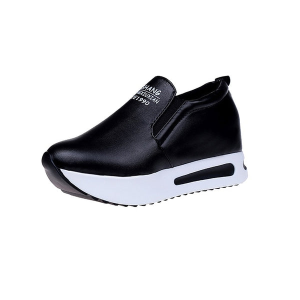 Women Creepers Spring Increasing Height Shoes