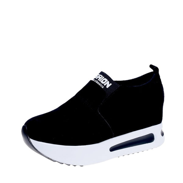 Women Creepers Spring Increasing Height Shoes
