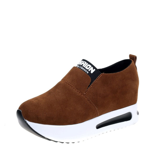 Women Creepers Spring Increasing Height Shoes