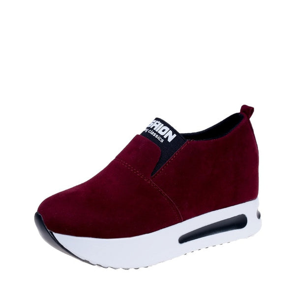 Women Creepers Spring Increasing Height Shoes