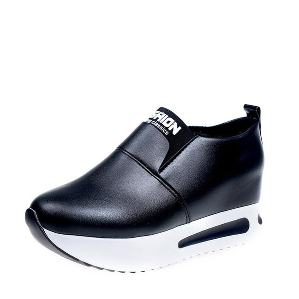 Women Creepers Spring Increasing Height Shoes