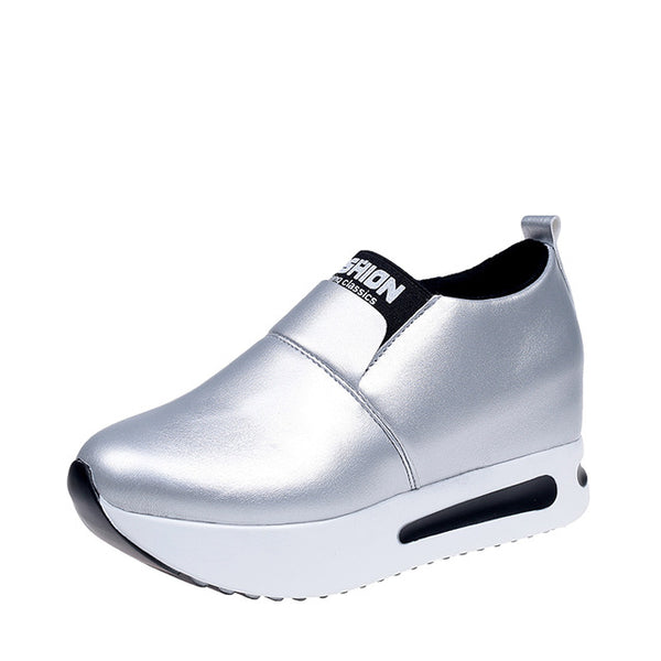 Women Creepers Spring Increasing Height Shoes