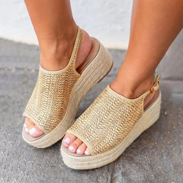 Summer Women Hemp Sandals