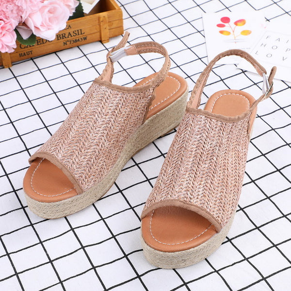 Summer Women Hemp Sandals