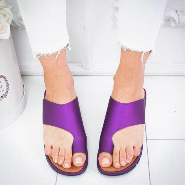 Women PU Leather Shoes Comfy Platform Sandals