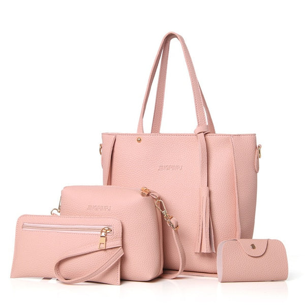 Women Bag Set Top-Handle