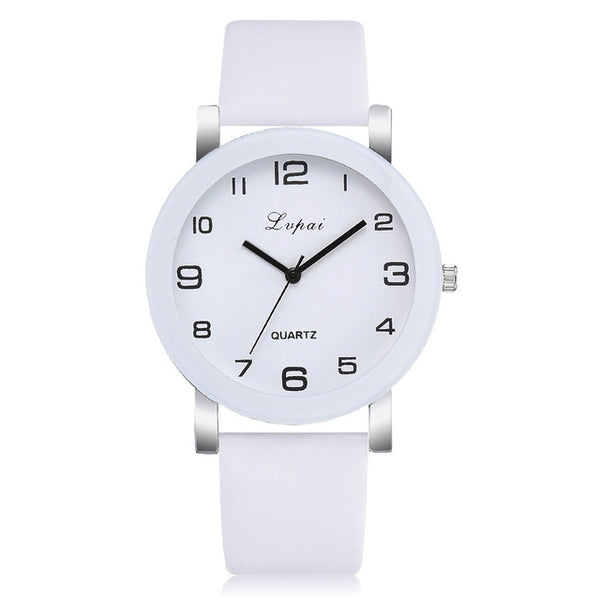 Casual Quartz Leather Band Watch Analog Wrist Watch